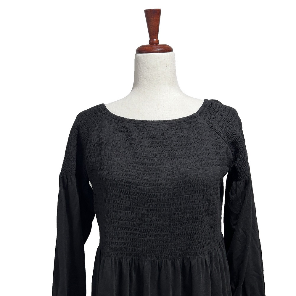 J.Jill J.‎ Jill Women's Top Small Cottagecore Smocked Boho Boatneck Feminine - Picture 9 of 9